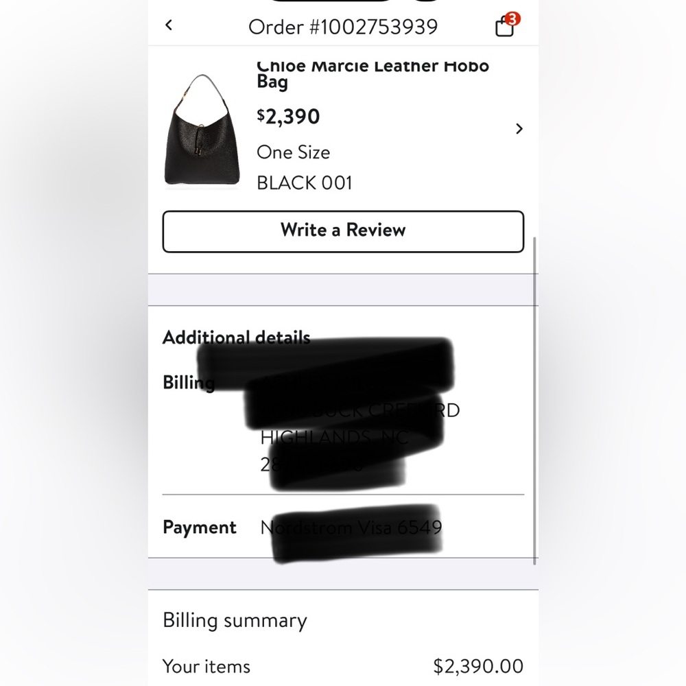 CHLOE NWOT MARCI‎ leather hobo bag - Picture 3 of 14